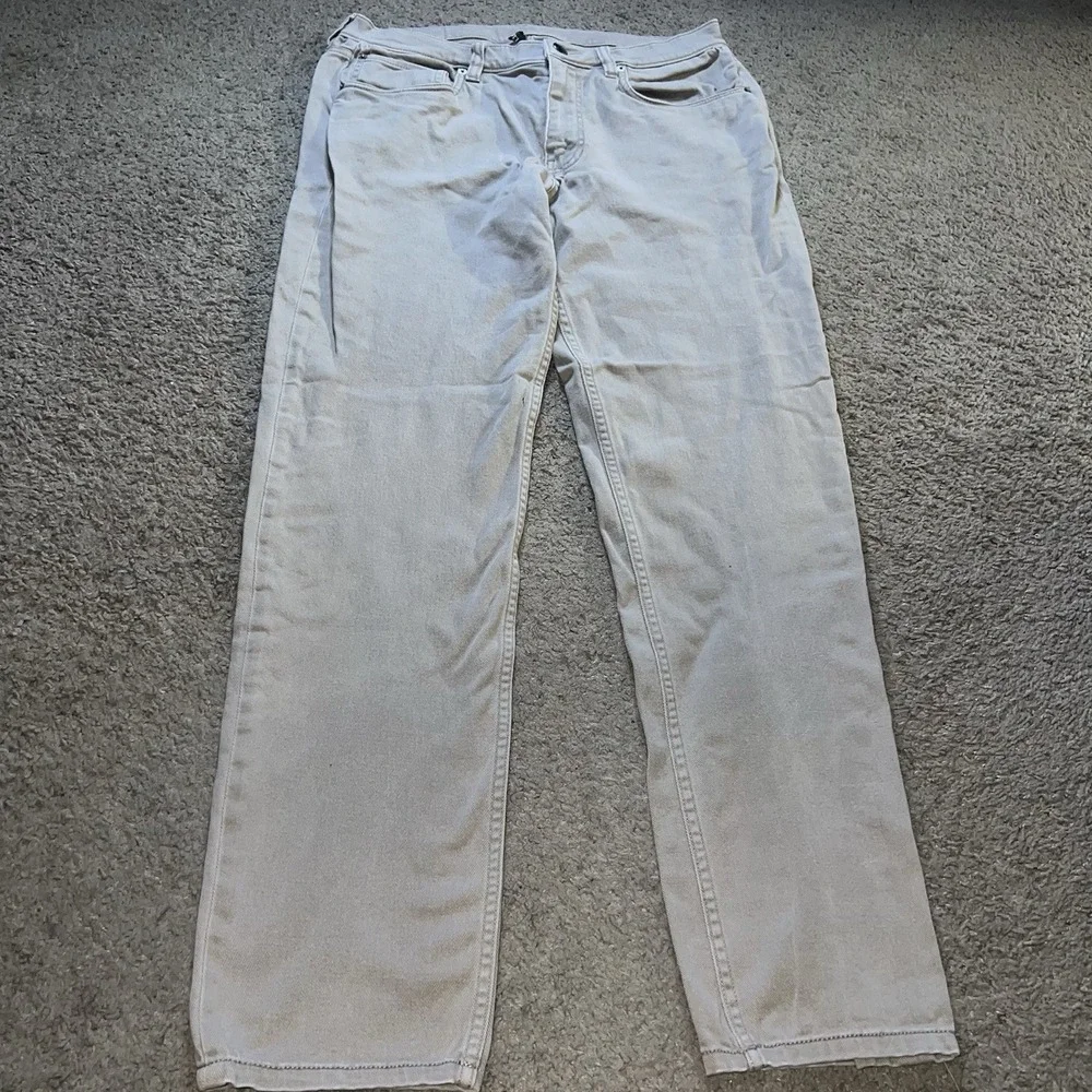VUORI Benton Stretch Twill Sky Gray 5 Pocket Pants Jeans Sz 34x32 V468